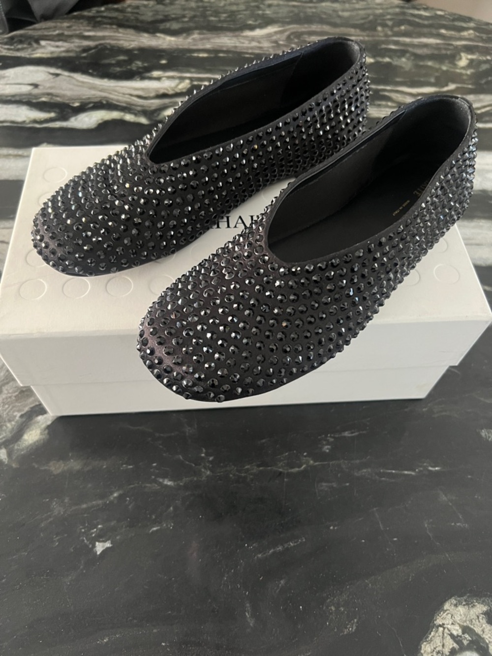 KHAITE Marcy Crystal-Embellished Ballerinas - Brand New! - Picture 6 of 8